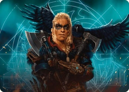 Image for Eivor, Wolf-Kissed Art Card (17) (Art Series: Universes Beyond: Assassin's Creed) - Magic: The Gathering