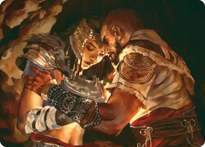 Image for Cathartic Reunion Art Card (11) (Art Series: Universes Beyond: Assassin's Creed) - Magic: The Gathering