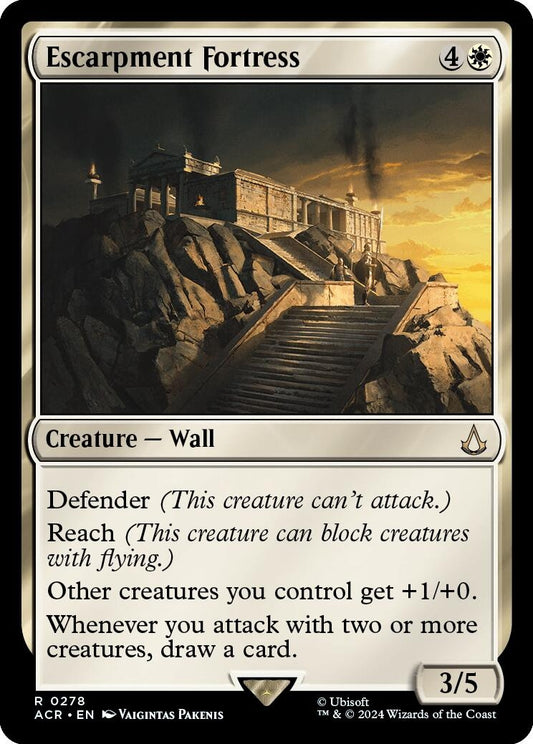 Image for Escarpment Fortress (278) (Universes Beyond: Assassin's Creed) - Magic: The Gathering