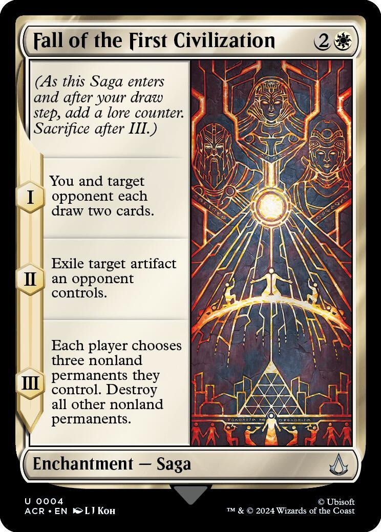 Image for Fall of the First Civilization (4) (Universes Beyond: Assassin's Creed) - Magic: The Gathering