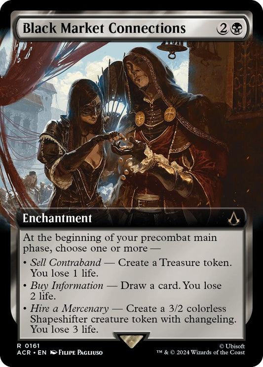 Image for Black Market Connections (Extended Art) (161) (Universes Beyond: Assassin's Creed) - Magic: The Gathering