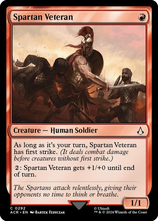 Image for Spartan Veteran (292) (Universes Beyond: Assassin's Creed) - Magic: The Gathering