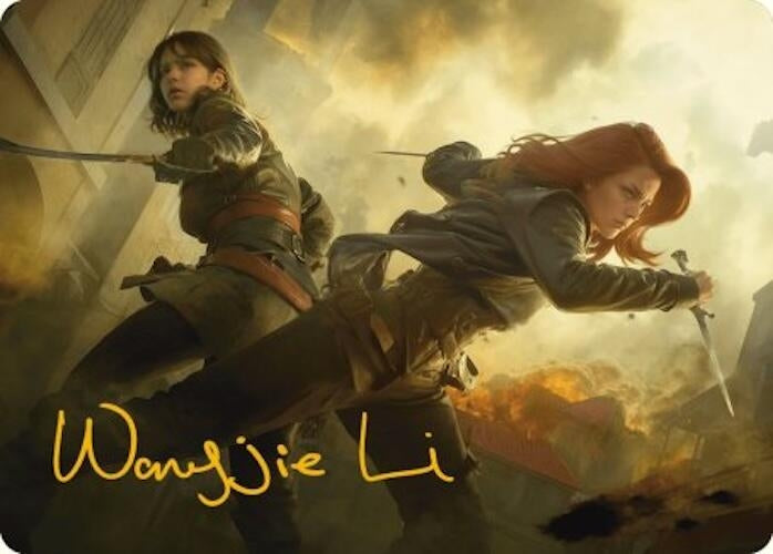 Image for Mary Read and Anne Bonny Art Card (Gold-Stamped Signature) (7) (Art Series: Universes Beyond: Assassin's Creed) - Magic: The Gathering