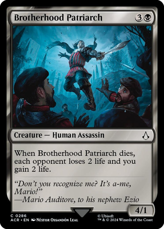Image for Brotherhood Patriarch (286) (Universes Beyond: Assassin's Creed) - Magic: The Gathering