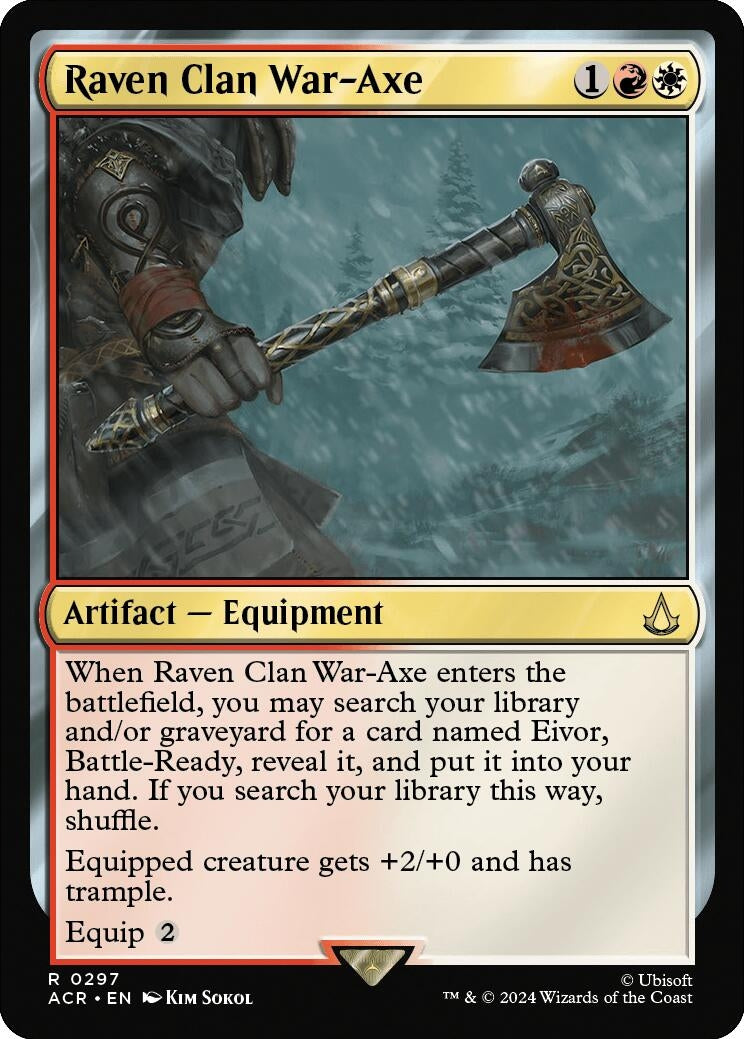 Image for Raven Clan War-Axe (297) (Universes Beyond: Assassin's Creed) - Magic: The Gathering