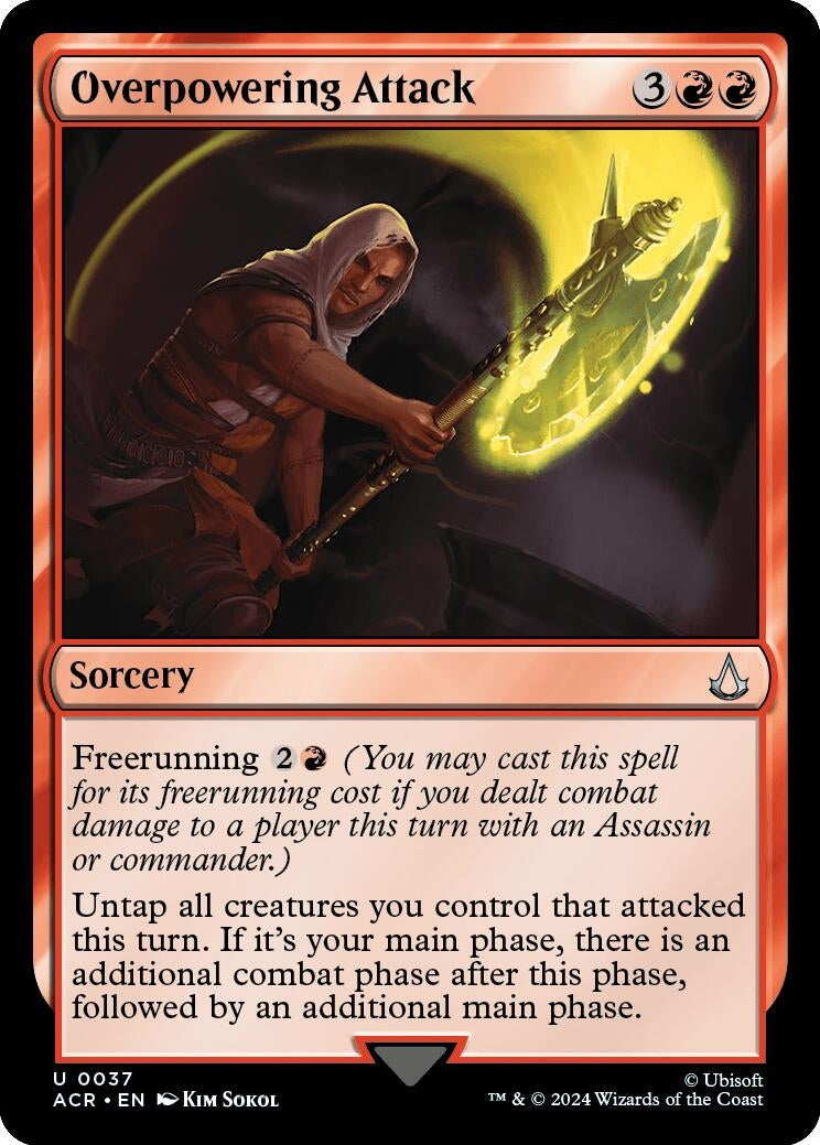 Image for Overpowering Attack (37) (Universes Beyond: Assassin's Creed) - Magic: The Gathering