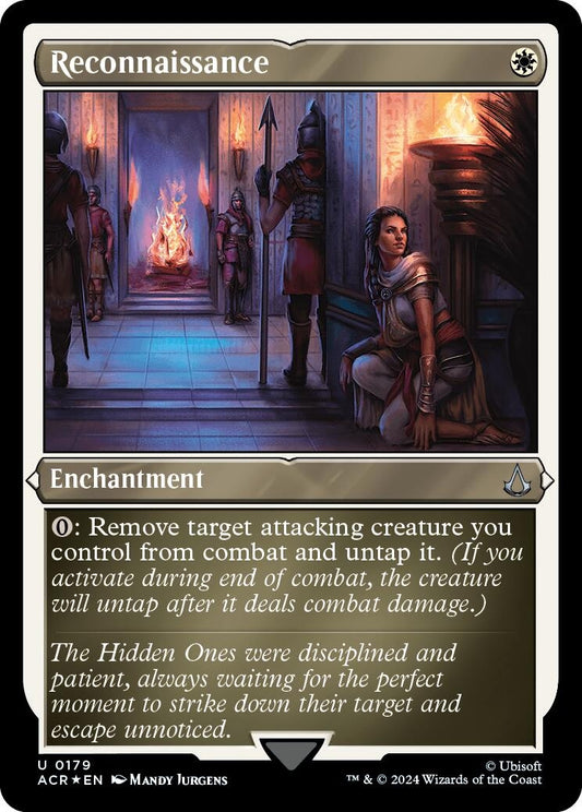 Image for Reconnaissance (Foil Etched) (179) (Universes Beyond: Assassin's Creed) - Magic: The Gathering