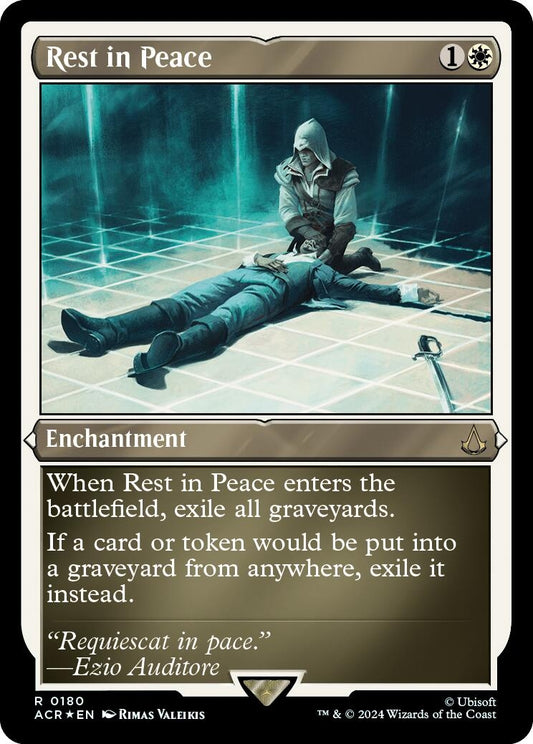 Image for Rest in Peace (Foil Etched) (180) (Universes Beyond: Assassin's Creed) - Magic: The Gathering