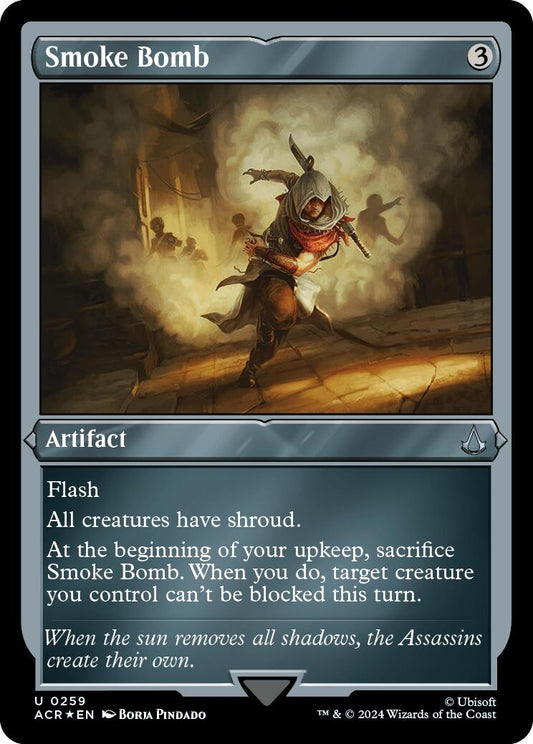Image for Smoke Bomb (Foil Etched) (259) (Universes Beyond: Assassin's Creed) - Magic: The Gathering