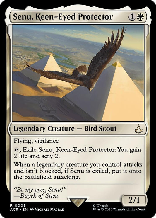 Image for Senu, Keen-Eyed Protector (8) (Universes Beyond: Assassin's Creed) - Magic: The Gathering