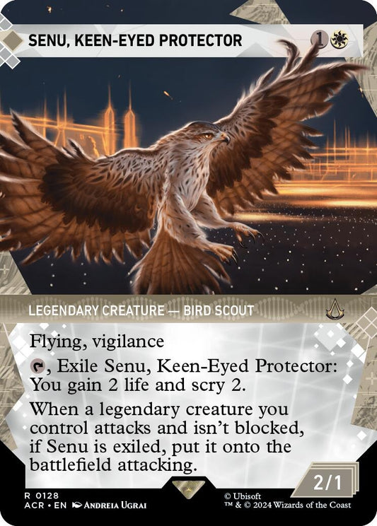 Image for Senu, Keen-Eyed Protector (Showcase) (128) (Universes Beyond: Assassin's Creed) - Magic: The Gathering
