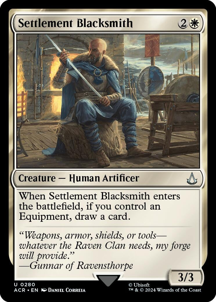 Image for Settlement Blacksmith (280) (Universes Beyond: Assassin's Creed) - Magic: The Gathering