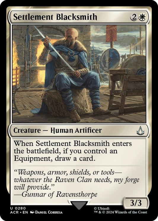 Image for Settlement Blacksmith (280) (Universes Beyond: Assassin's Creed) - Magic: The Gathering