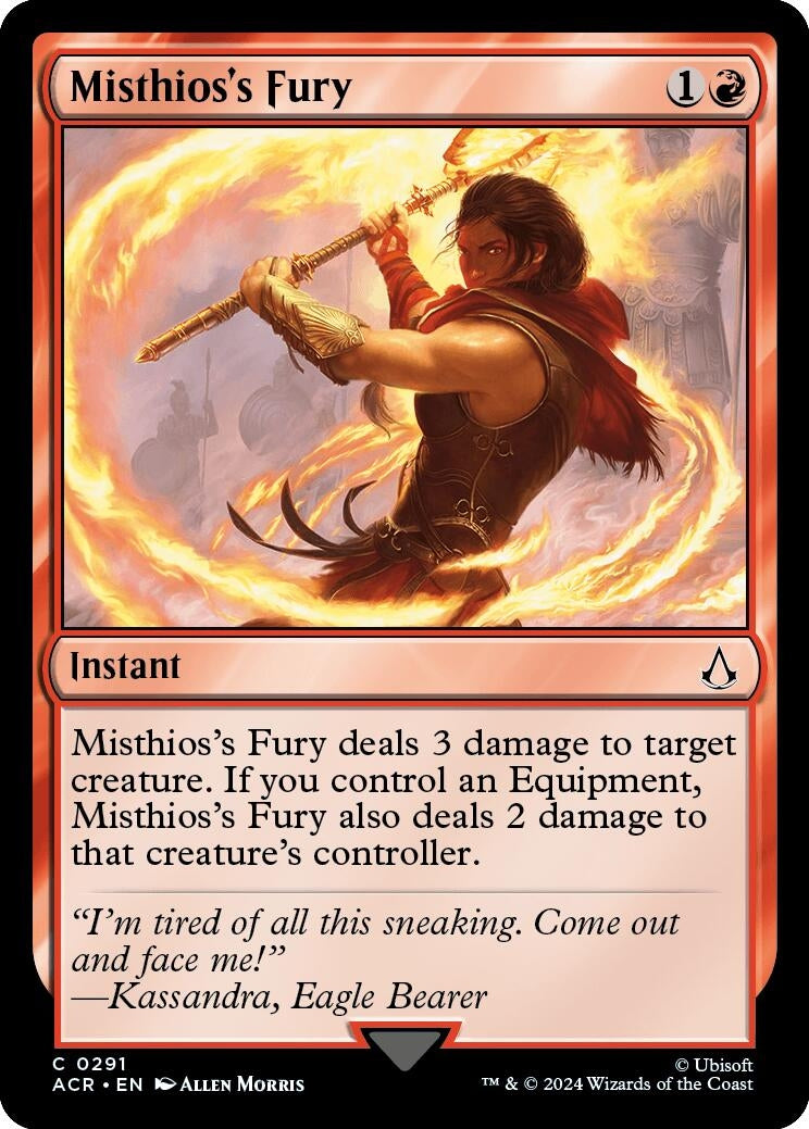 Image for Misthios's Fury (291) (Universes Beyond: Assassin's Creed) - Magic: The Gathering