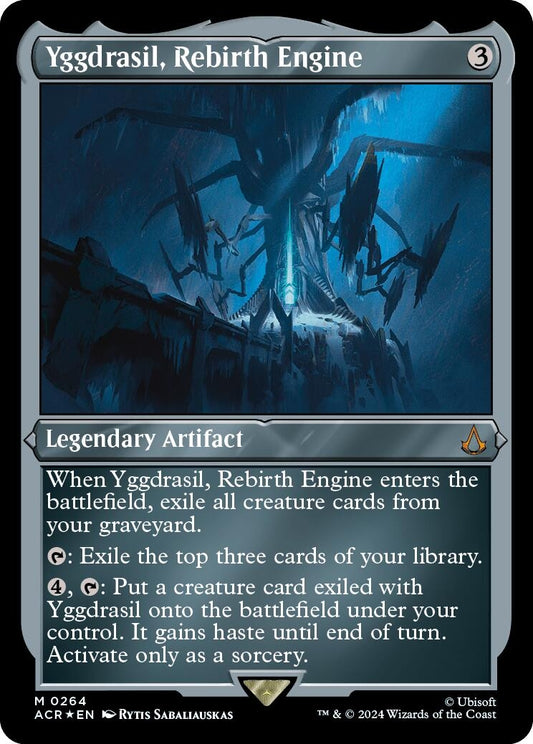 Image for Yggdrasil, Rebirth Engine (Foil Etched) (264) (Universes Beyond: Assassin's Creed) - Magic: The Gathering