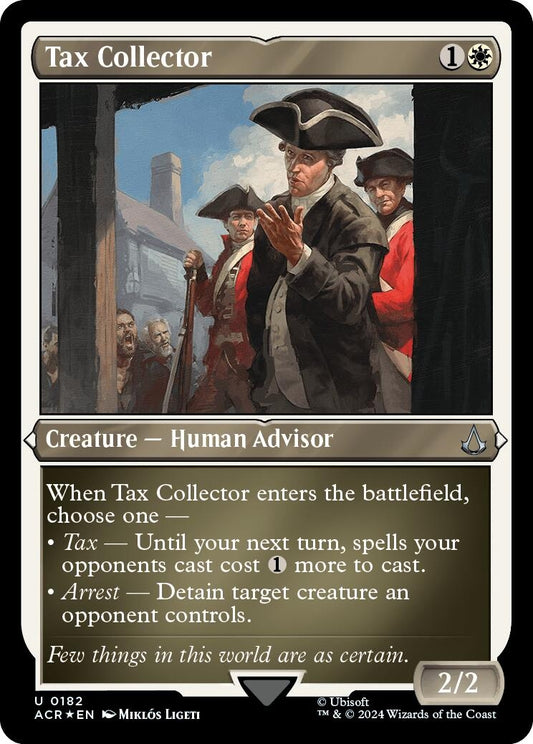 Image for Tax Collector (Foil Etched) (182) (Universes Beyond: Assassin's Creed) - Magic: The Gathering