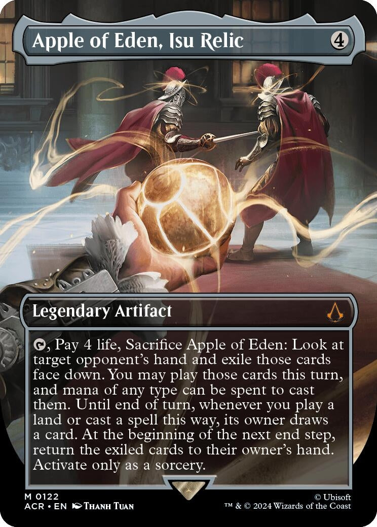 Image for Apple of Eden, Isu Relic (Borderless) (122) (Universes Beyond: Assassin's Creed) - Magic: The Gathering