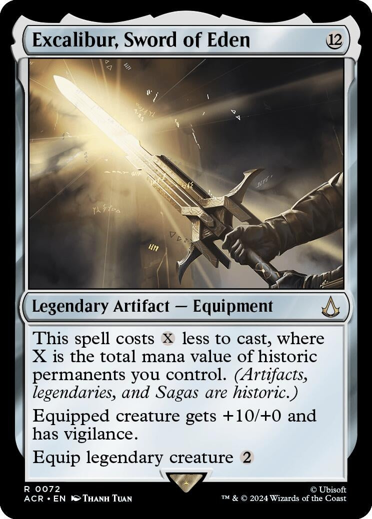 Image for Excalibur, Sword of Eden (72) (Universes Beyond: Assassin's Creed) - Magic: The Gathering