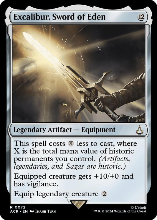 Image for Excalibur, Sword of Eden (72) (Universes Beyond: Assassin's Creed) - Magic: The Gathering