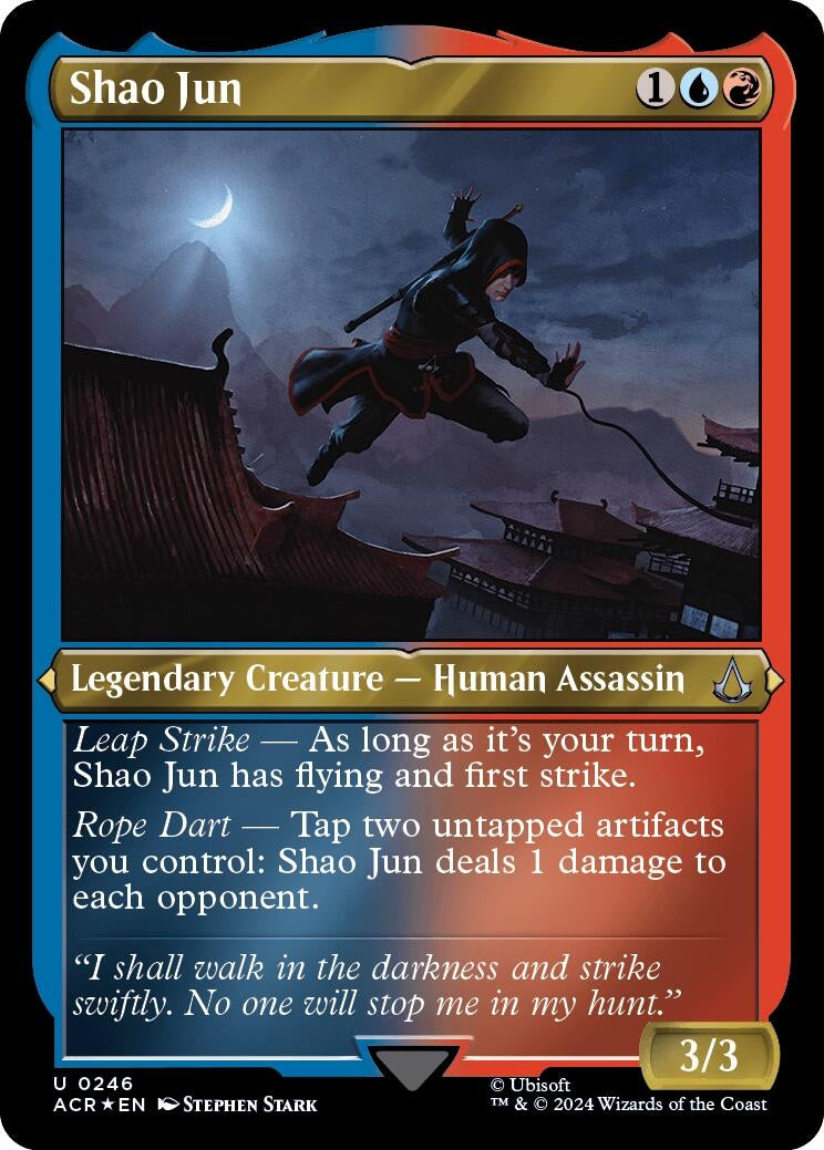 Image for Shao Jun (Foil Etched) (246) (Universes Beyond: Assassin's Creed) - Magic: The Gathering