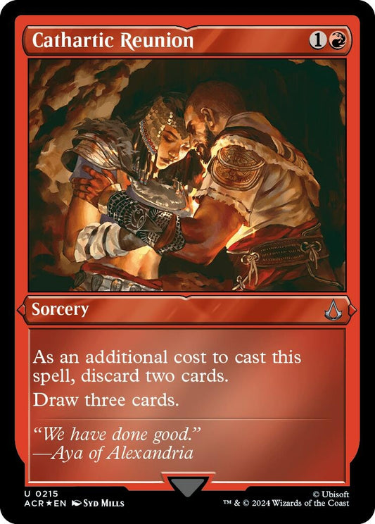 Image for Cathartic Reunion (Foil Etched) (215) (Universes Beyond: Assassin's Creed) - Magic: The Gathering