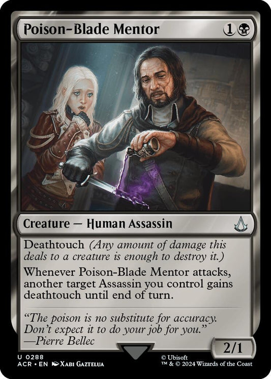 Image for Poison-Blade Mentor (288) (Universes Beyond: Assassin's Creed) - Magic: The Gathering