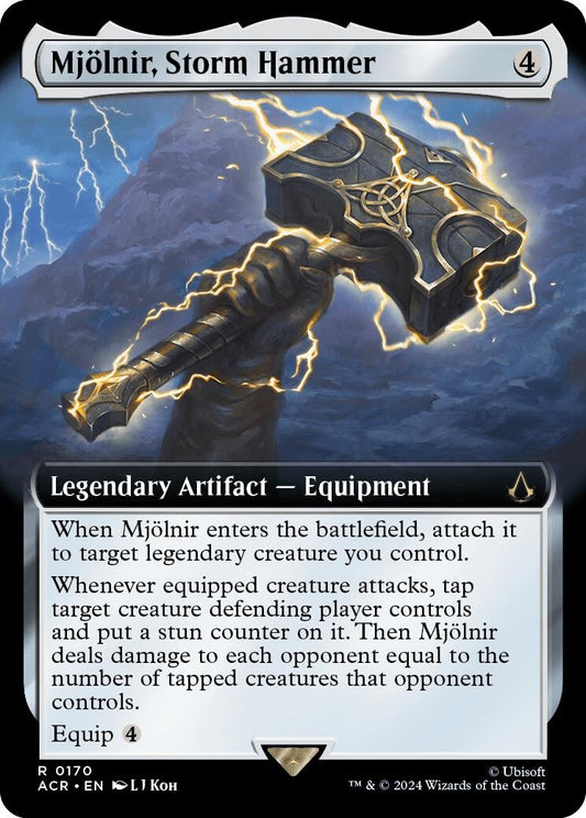 Image for Mjolnir, Storm Hammer (Extended Art) (170) (Universes Beyond: Assassin's Creed) - Magic: The Gathering