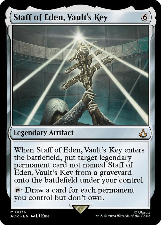 Image for Staff of Eden, Vault's Key (76) (Universes Beyond: Assassin's Creed) - Magic: The Gathering