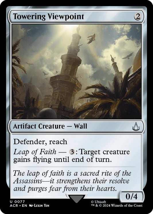 Image for Towering Viewpoint (77) (Universes Beyond: Assassin's Creed) - Magic: The Gathering