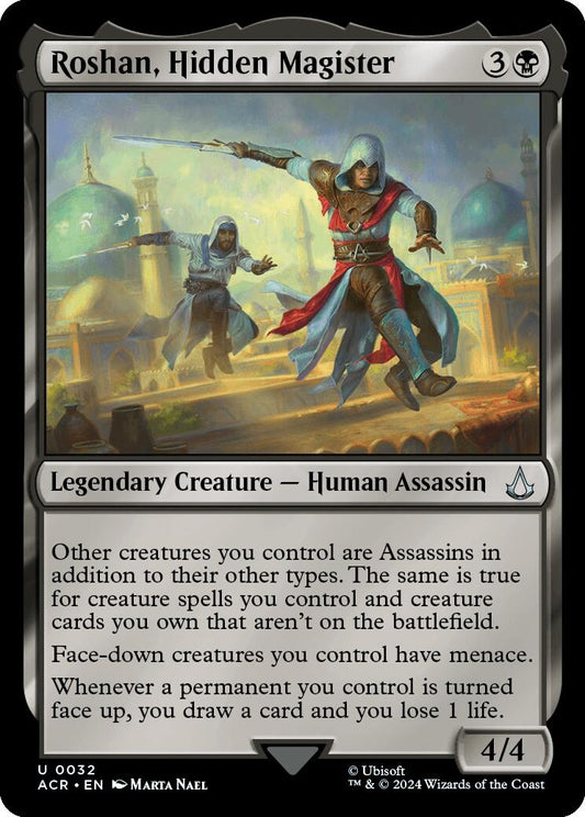 Image for Roshan, Hidden Magister (32) (Universes Beyond: Assassin's Creed) - Magic: The Gathering
