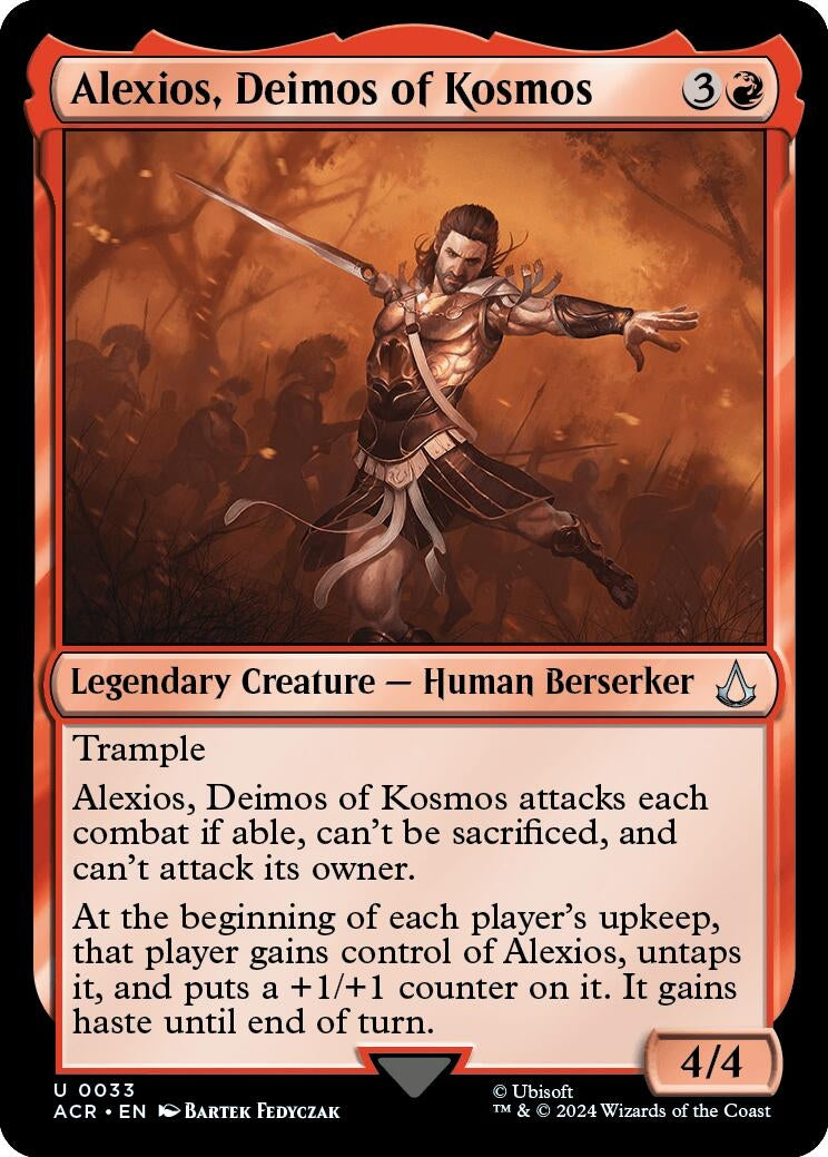 Image for Alexios, Deimos of Kosmos (33) (Universes Beyond: Assassin's Creed) - Magic: The Gathering