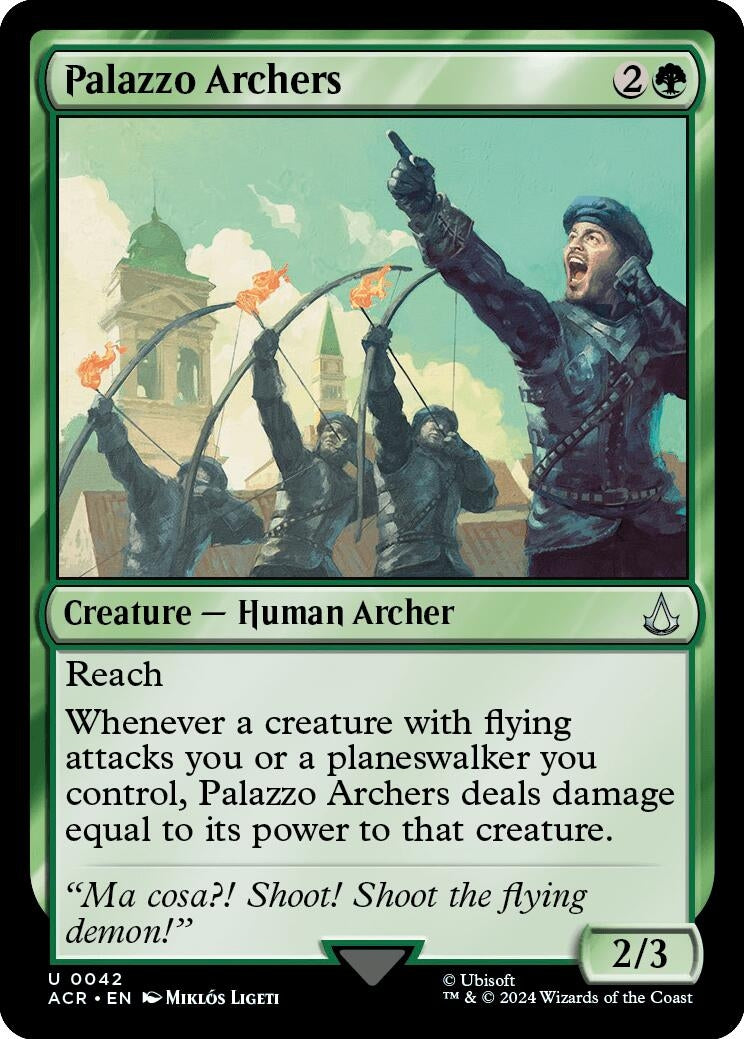 Image for Palazzo Archers (42) (Universes Beyond: Assassin's Creed) - Magic: The Gathering