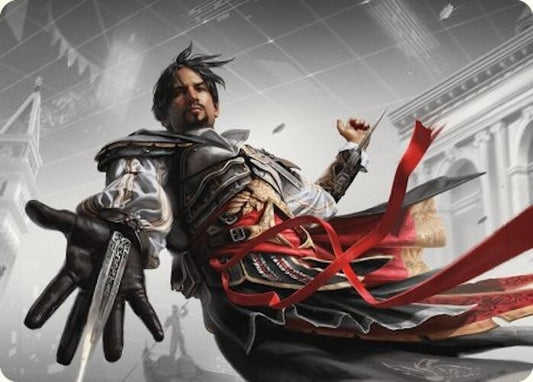Image for Ezio Auditore da Firenze Art Card (13) (Art Series: Universes Beyond: Assassin's Creed) - Magic: The Gathering