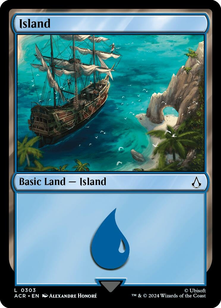 Image for Island (0303) (303) (Universes Beyond: Assassin's Creed) - Magic: The Gathering