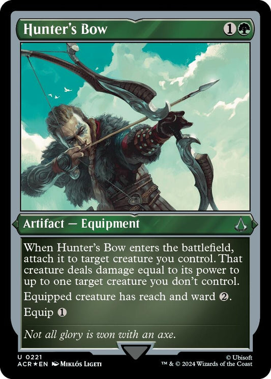 Image for Hunter's Bow (Foil Etched) (221) (Universes Beyond: Assassin's Creed) - Magic: The Gathering