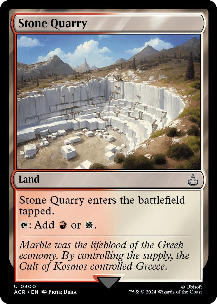 Image for Stone Quarry (300) (Universes Beyond: Assassin's Creed) - Magic: The Gathering