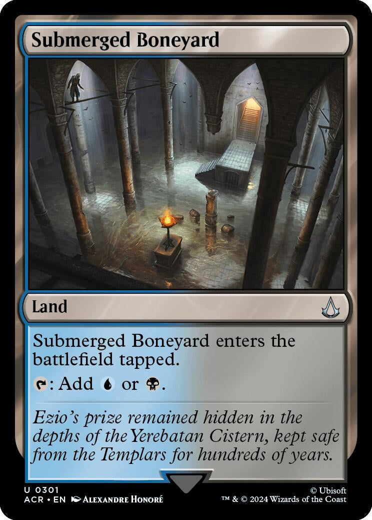 Image for Submerged Boneyard (301) (Universes Beyond: Assassin's Creed) - Magic: The Gathering