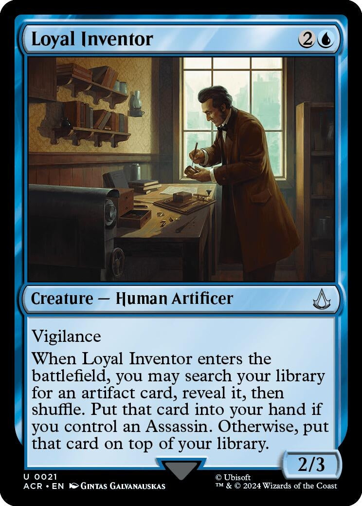 Image for Loyal Inventor (21) (Universes Beyond: Assassin's Creed) - Magic: The Gathering