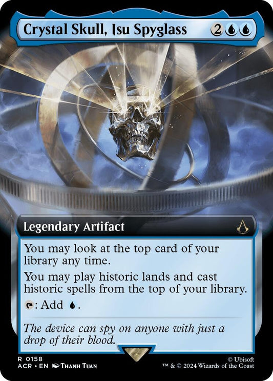 Image for Crystal Skull, Isu Spyglass (Extended Art) (158) (Universes Beyond: Assassin's Creed) - Magic: The Gathering
