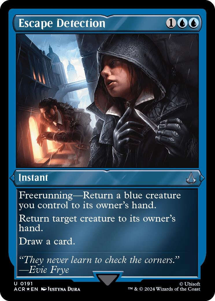 Image for Escape Detection (Foil Etched) (191) (Universes Beyond: Assassin's Creed) - Magic: The Gathering