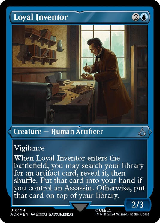 Image for Loyal Inventor (Foil Etched) (194) (Universes Beyond: Assassin's Creed) - Magic: The Gathering