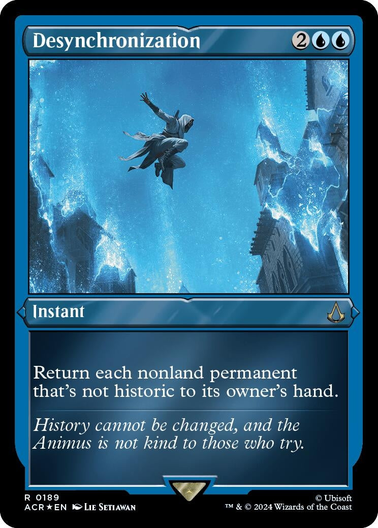 Image for Desynchronization (Foil Etched) (189) (Universes Beyond: Assassin's Creed) - Magic: The Gathering