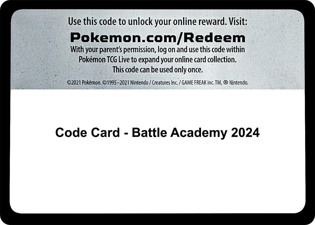Image for Code Card - Battle Academy 2024 (Battle Academy 2024) - Pokemon