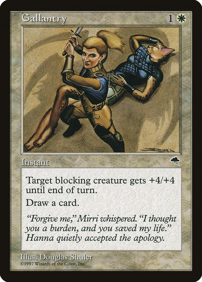 Image for Gallantry (20) (Tempest) - Magic: The Gathering