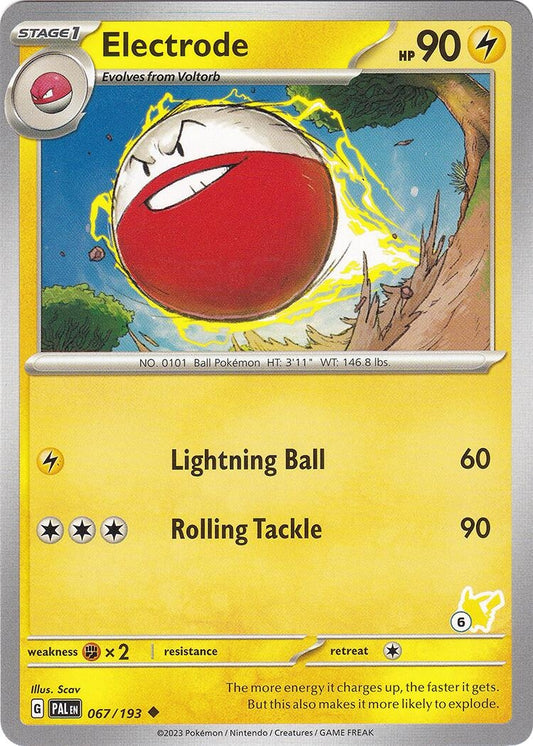 Image for Electrode - Pikachu 6 (067/193) (Battle Academy 2024) - Pokemon
