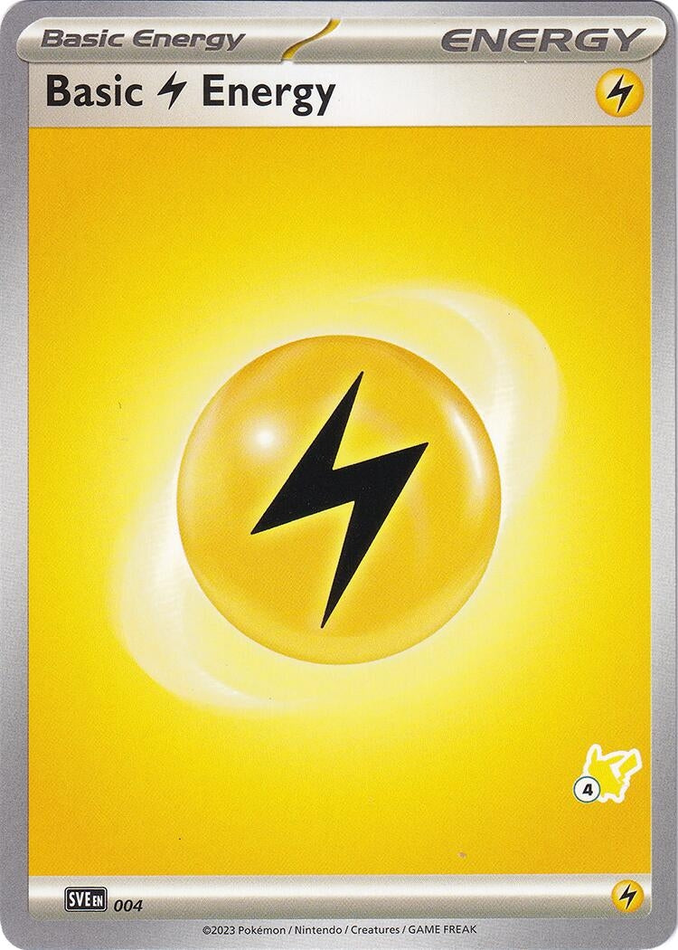 Image for Basic Lightning Energy - Pikachu 4 (004) (Battle Academy 2024) - Pokemon