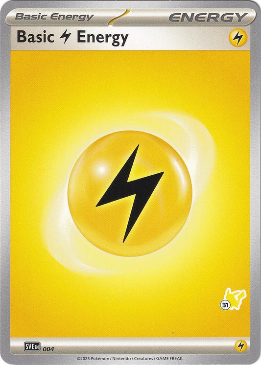 Image for Basic Lightning Energy - Pikachu 31 (004) (Battle Academy 2024) - Pokemon