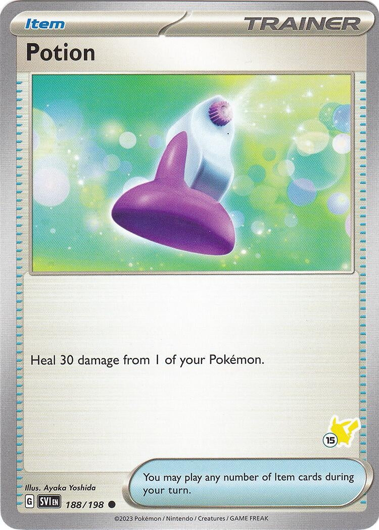 Image for Potion - Pikachu 15 (188/192) (Battle Academy 2024) - Pokemon