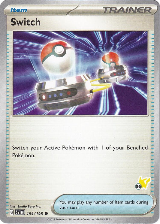 Image for Switch - Pikachu 36 (194/198) (Battle Academy 2024) - Pokemon