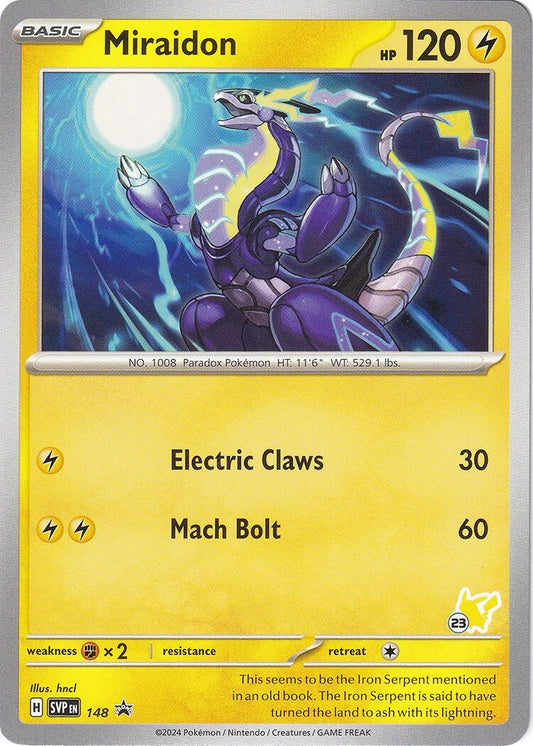 Image for Miraidon - Pikachu 23 (148) (Battle Academy 2024) - Pokemon